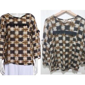 {Flaws} Figue | Mustang dyed blouse with fringe